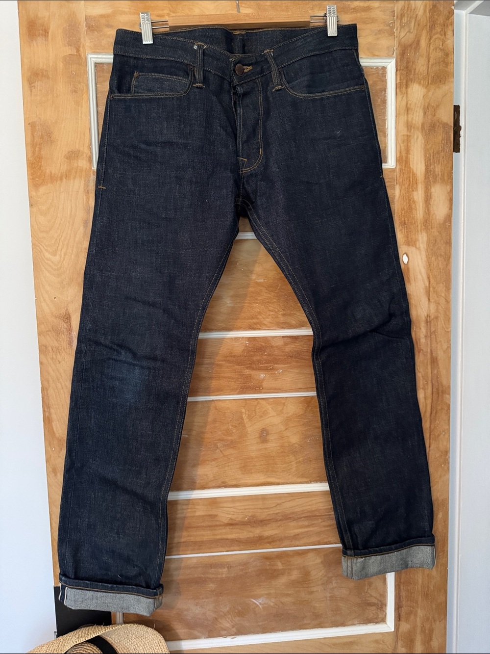 Freenote Cloth  Dark Indigo Straight Jeans - Classic Denim